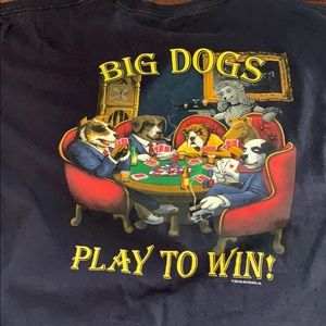 Vintage Men’s Big Dogs T Shirt Lg
